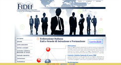 Desktop Screenshot of fidef.it